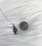 blessed mother sterling silver necklace