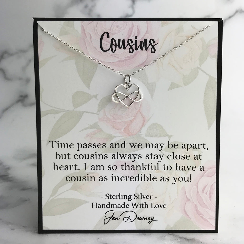 Amazon.com: Cousin Gifts for Women • 14k Gold Fill and Sterling Silver  Bracelet • Family Tree with Heart • Gift for Cousin Woman • Family Charm • Unique  Gift Ideas • Loving