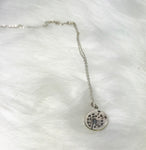 sterling silver dandelion necklace anniversary