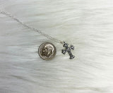 Sympathy Gift Grief Is Price of Love Sterling Silver Cross Necklace