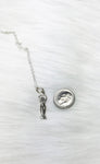 Cancer Sucks Inspirational Gift Idea For Her Goddess Warrior Necklace Sterling Silver