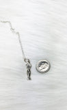 Cancer Sucks Inspirational Gift Idea For Her Goddess Warrior Necklace Sterling Silver