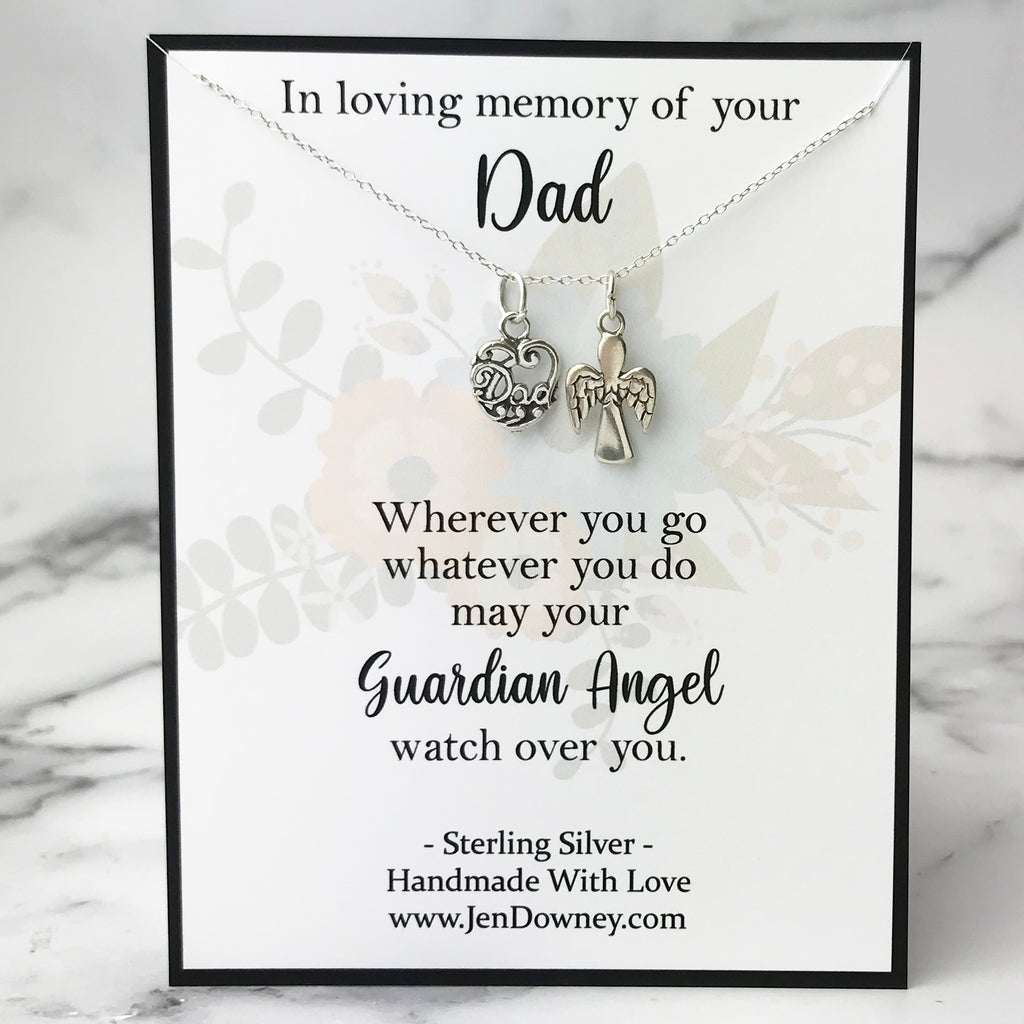 Daddy' Angelss Dad And Daughter Angelss Wingsss Heart Drop Necklace Angelss  Wing Jewelry Necklace For Dad Daughter Heart Memorial Keepsake Womens  Necklaces - Walmart.com