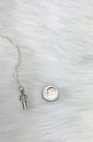 Key To Happiness Be True To Yourself Sterling Silver Necklace