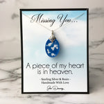 resin cloud necklace sympathy gift