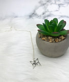 Off To College Gift For Daughter Sterling Silver Butterfly Necklace