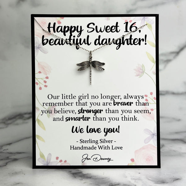 daughter sweet 16 card