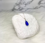 blue crystal necklace